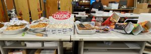 The food at our holiday gathering.
