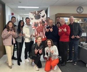 Several BOV members pose together at the Spring 2024 BOV Meeting Apr. 26, 2024. 