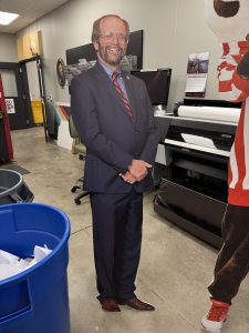 Dean Golden life-size cutout