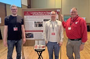 Travis, Kevin, and Rich at Showcase 2025 presenting the DPPS poster.